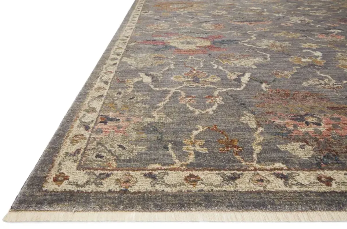 Giada Silver Multi Area Rug 3 7  x 5 7  Area Rug