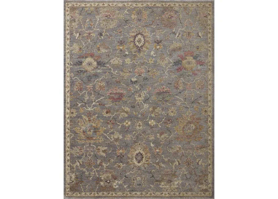 Giada Silver Multi Area Rug 3 7  x 5 7  Area Rug