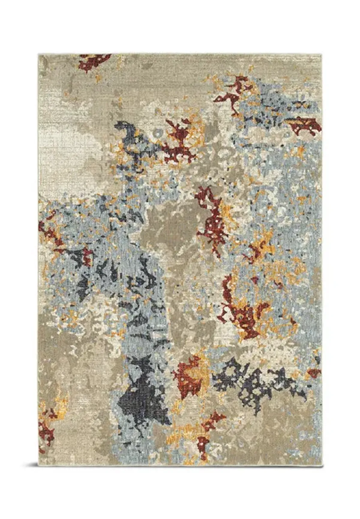 Evolution Beige Navy Area Rug - 3 3  X 5 2 