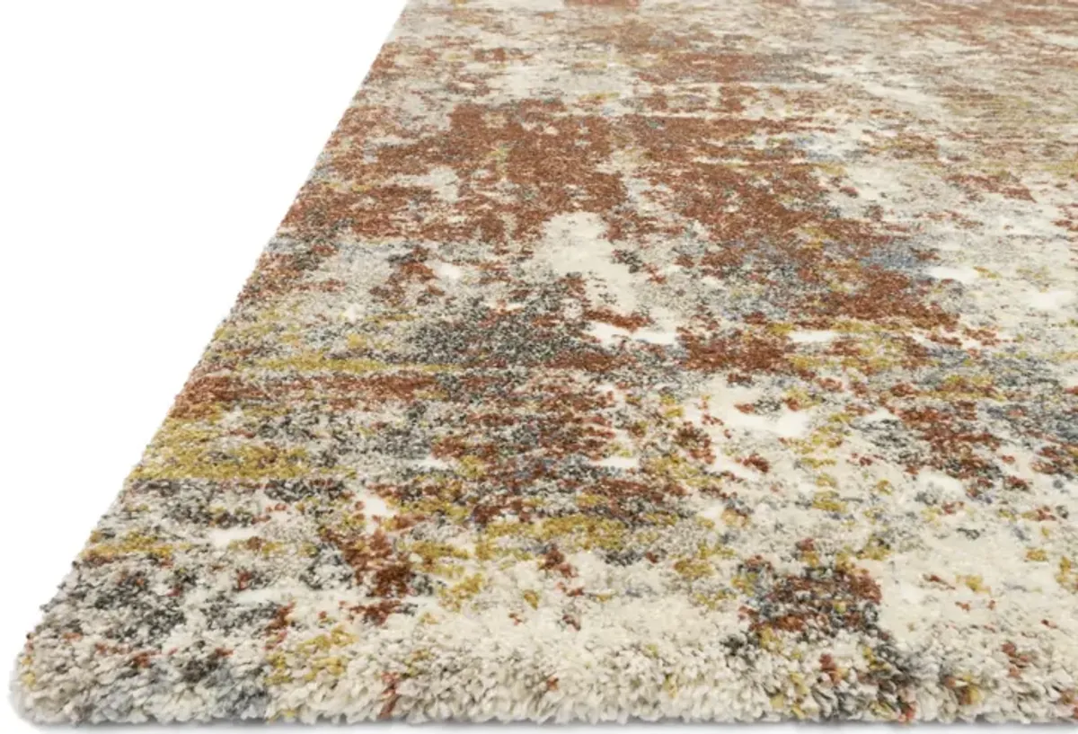 Landscape Rust Area Rug - 3 10  X 5 7 