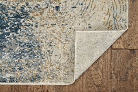 Generations Blue Gold 3 3  x 4 11  Area Rug