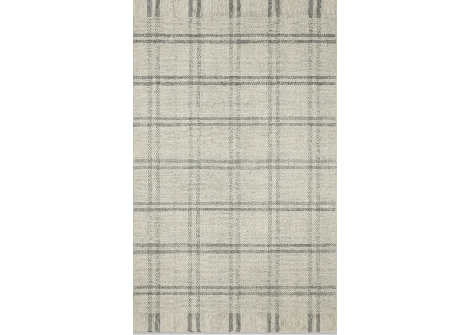 Magnolia Home Caleb Natural Grey Area Rug - 3 6  x 5 6  