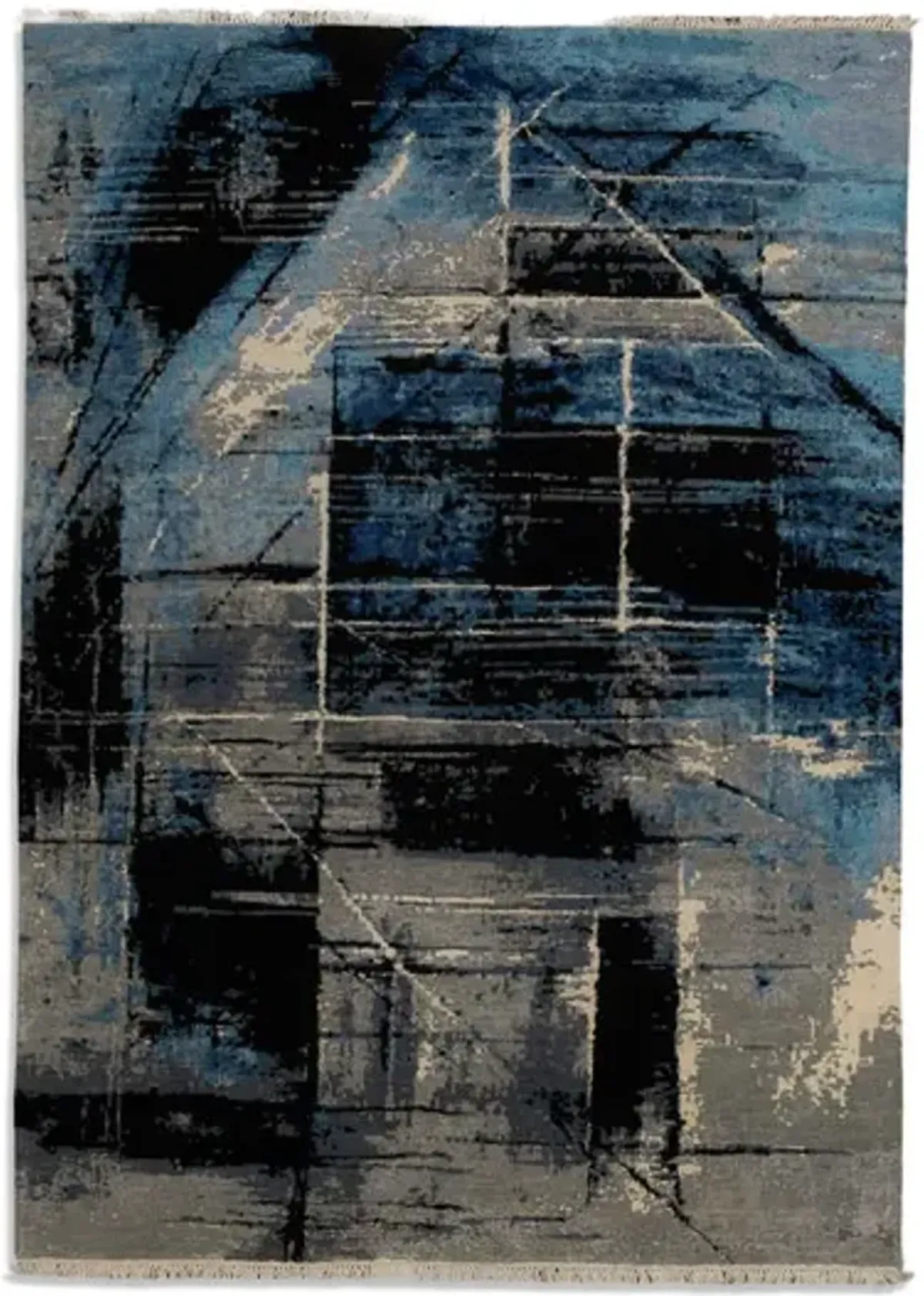 Handknotted Multi 4 11  fx 6 11  Area Rug
