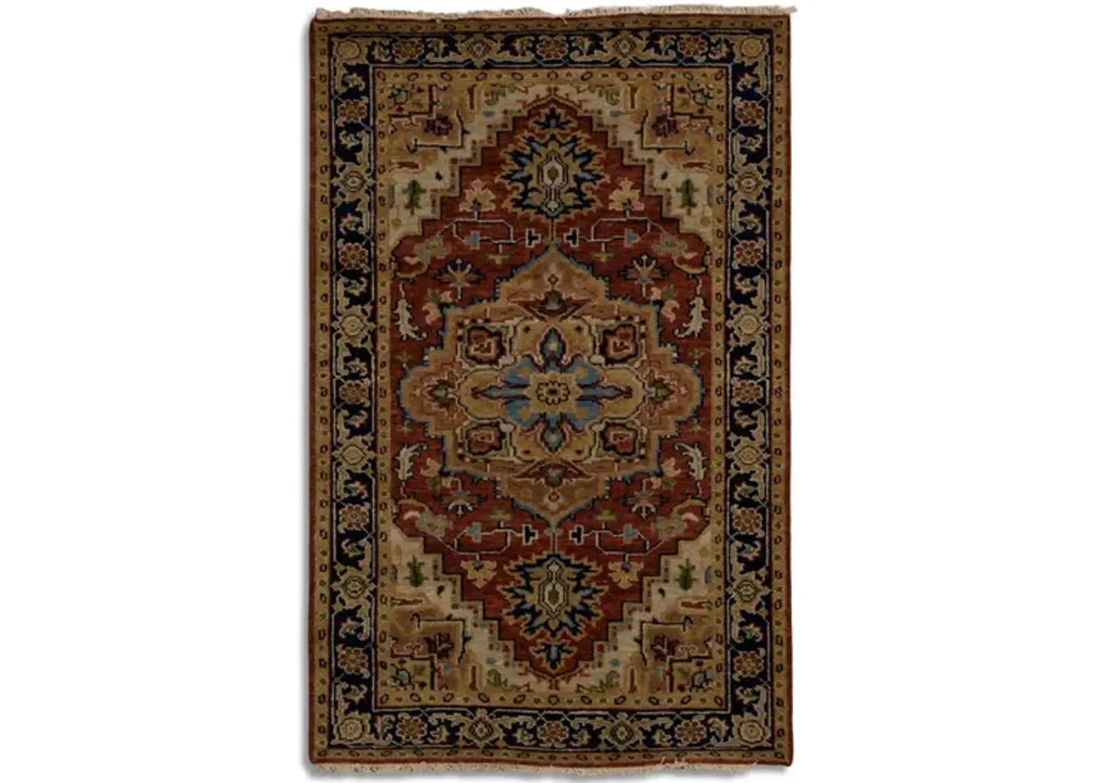 Hand Knotted 3 0  x 4 10  Area Rug