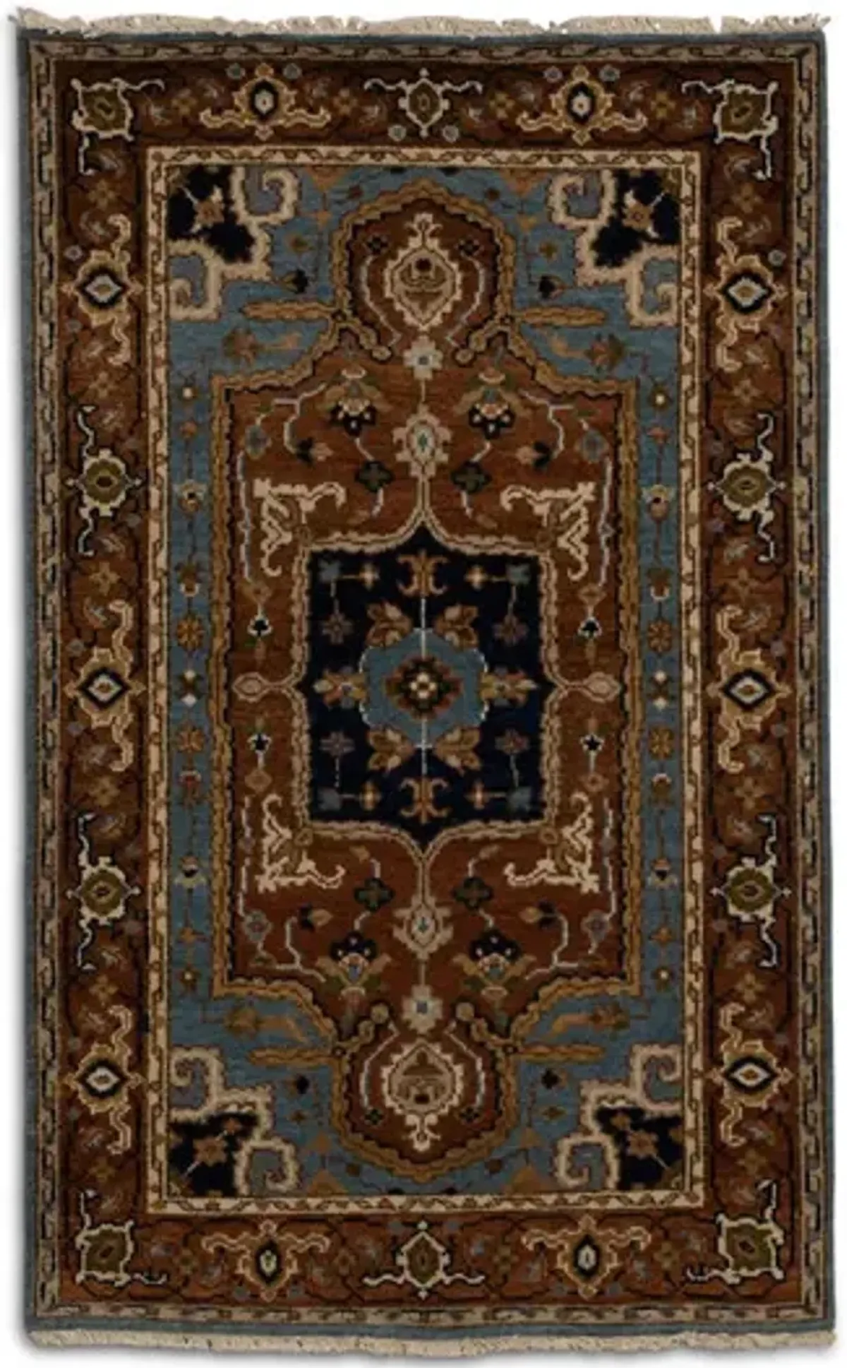 Hand Knotted 3 0  x 4 11  Area Rug