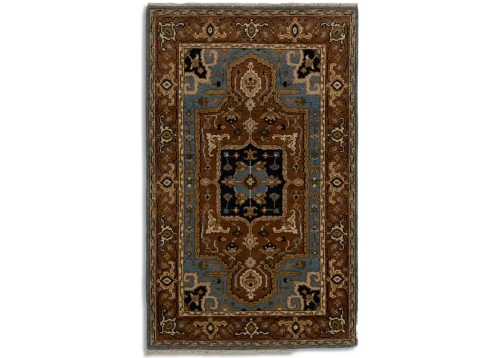 Hand Knotted 3 0  x 4 10  Area Rug