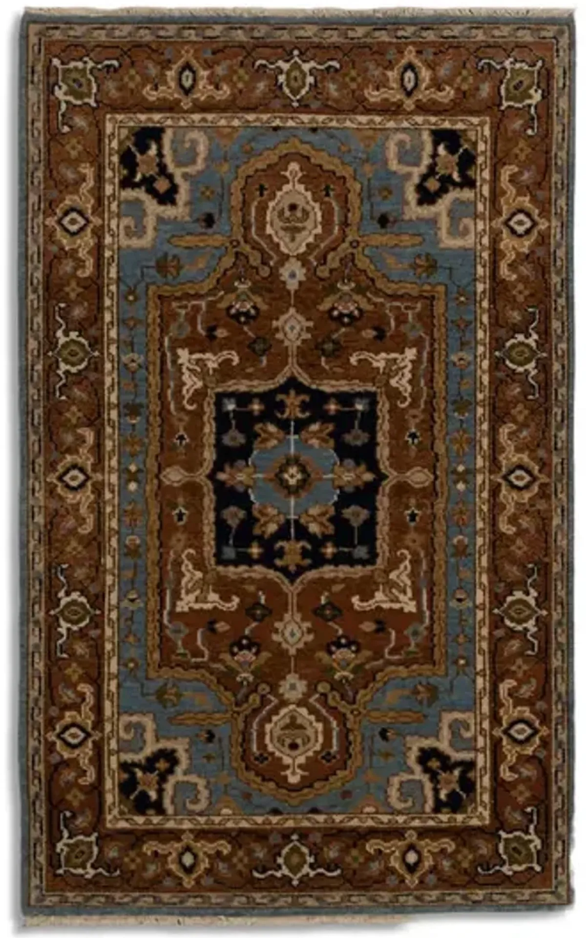 Hand Knotted 3 0  x 4 10  Area Rug