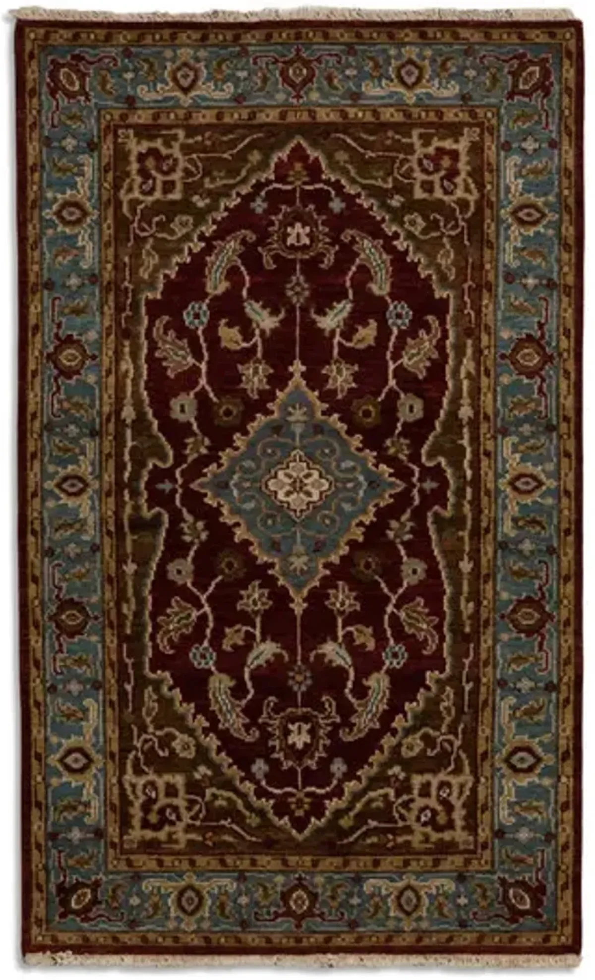 Hand Knotted 3 0  x 5 0  Area Rug