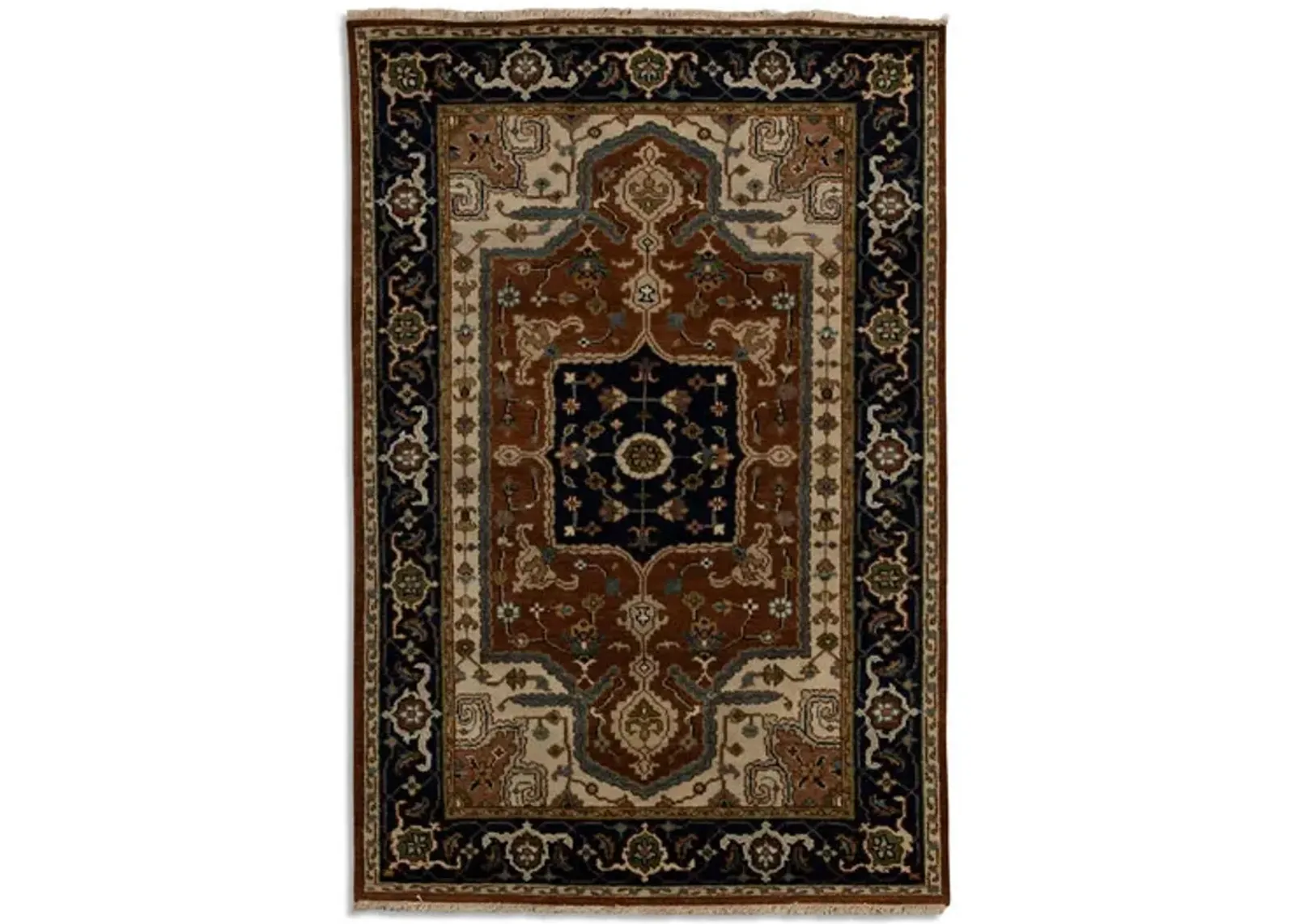 Hand Knotted 4 0  x 6 0  Area Rug