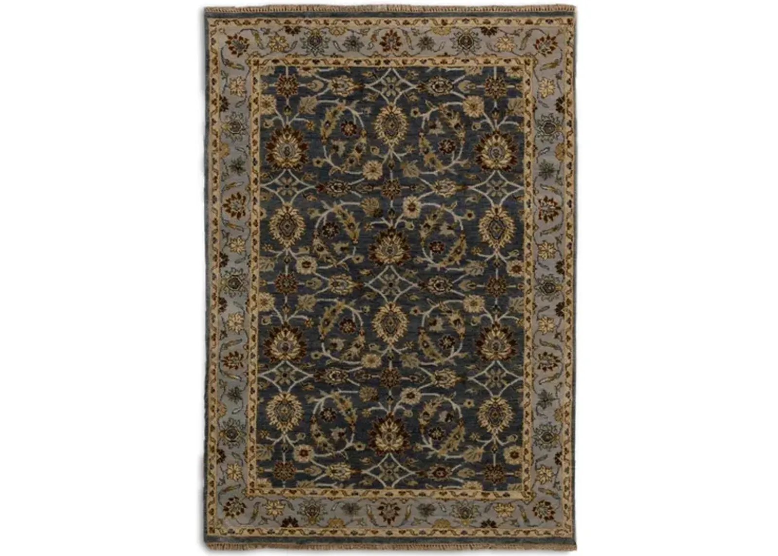 Hand Knotted 4 0  X 5 9  Area Rug