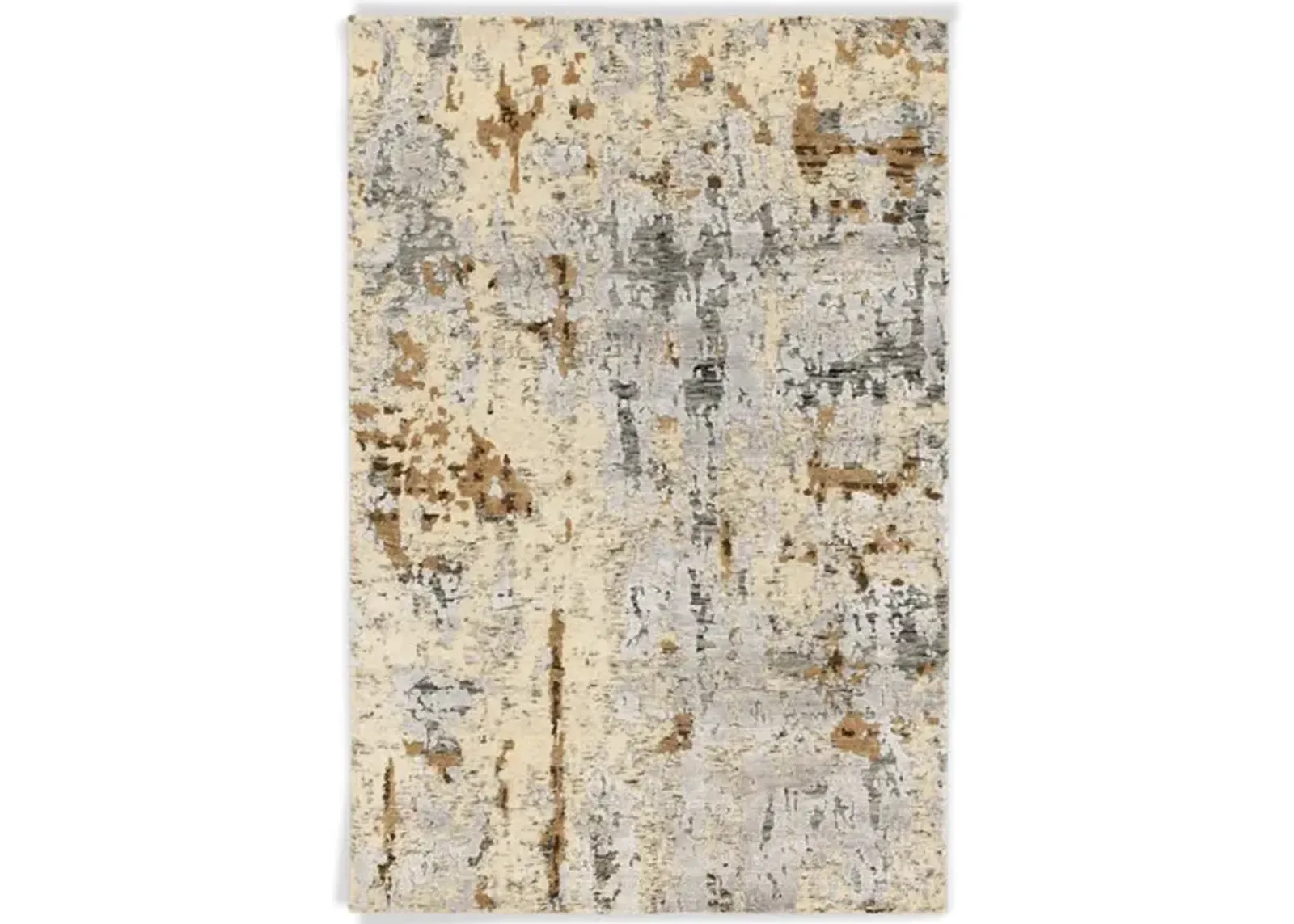 Hand Knotted 4 0  x 6 0  Area Rug