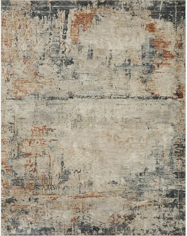 Axel Stone Multi 4 0  x 5 7  Area Rug