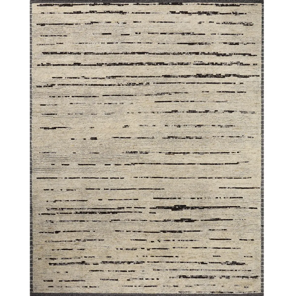 Amber Lewis Briyana Natural Black 4 0  x 6 0  Area Rug