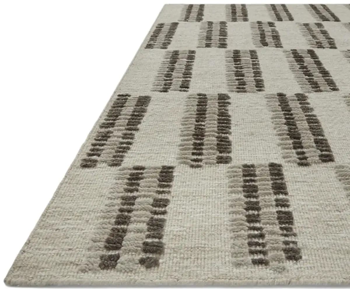 Carrier   Co Harrison Beige Charcoal 4 0  x 6 0  Area Rug