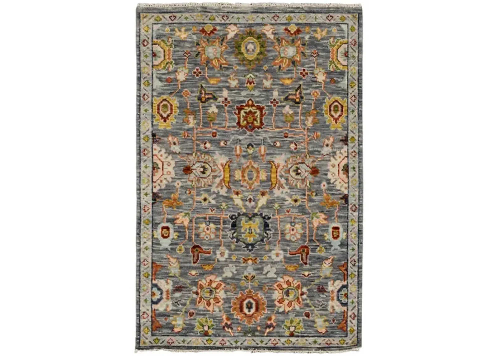 Oushak Hand Knotted 4 0  x 6 0  Area Rug