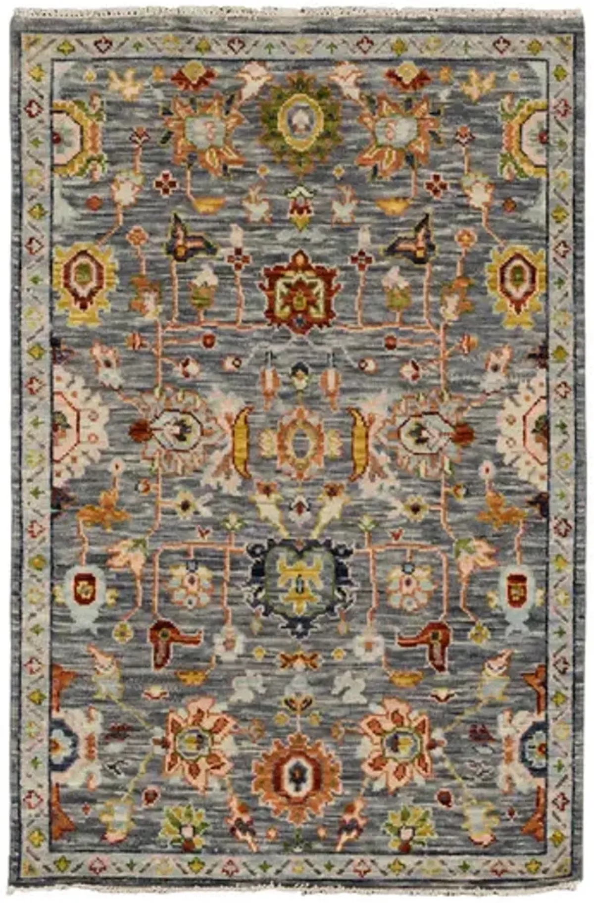 Oushak Hand Knotted 4 0  x 6 0  Area Rug