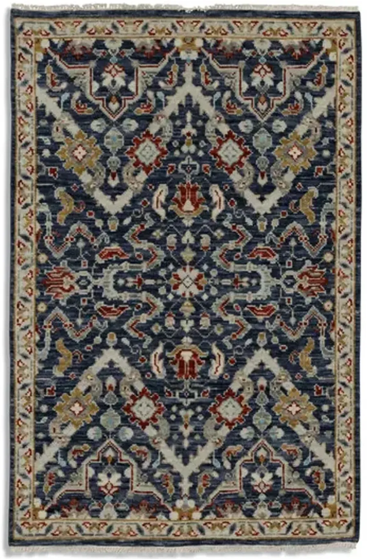 Oushak Hand Knotted 4 0  x 6 0  Area Rug