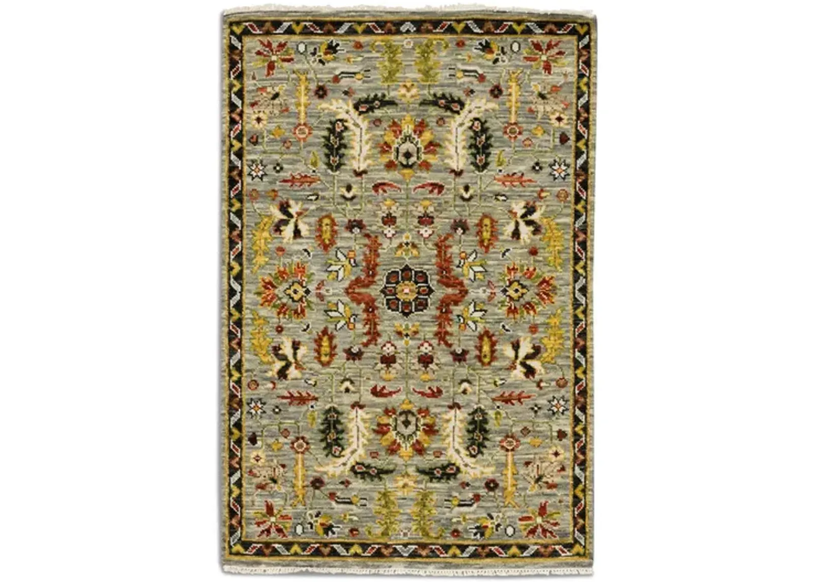 Hand Knotted 4 0  X 6 0  Area Rug