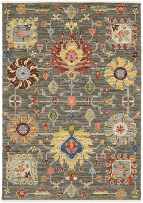 Lucca Grey Multi 3 3  x 5 0  Area Rug