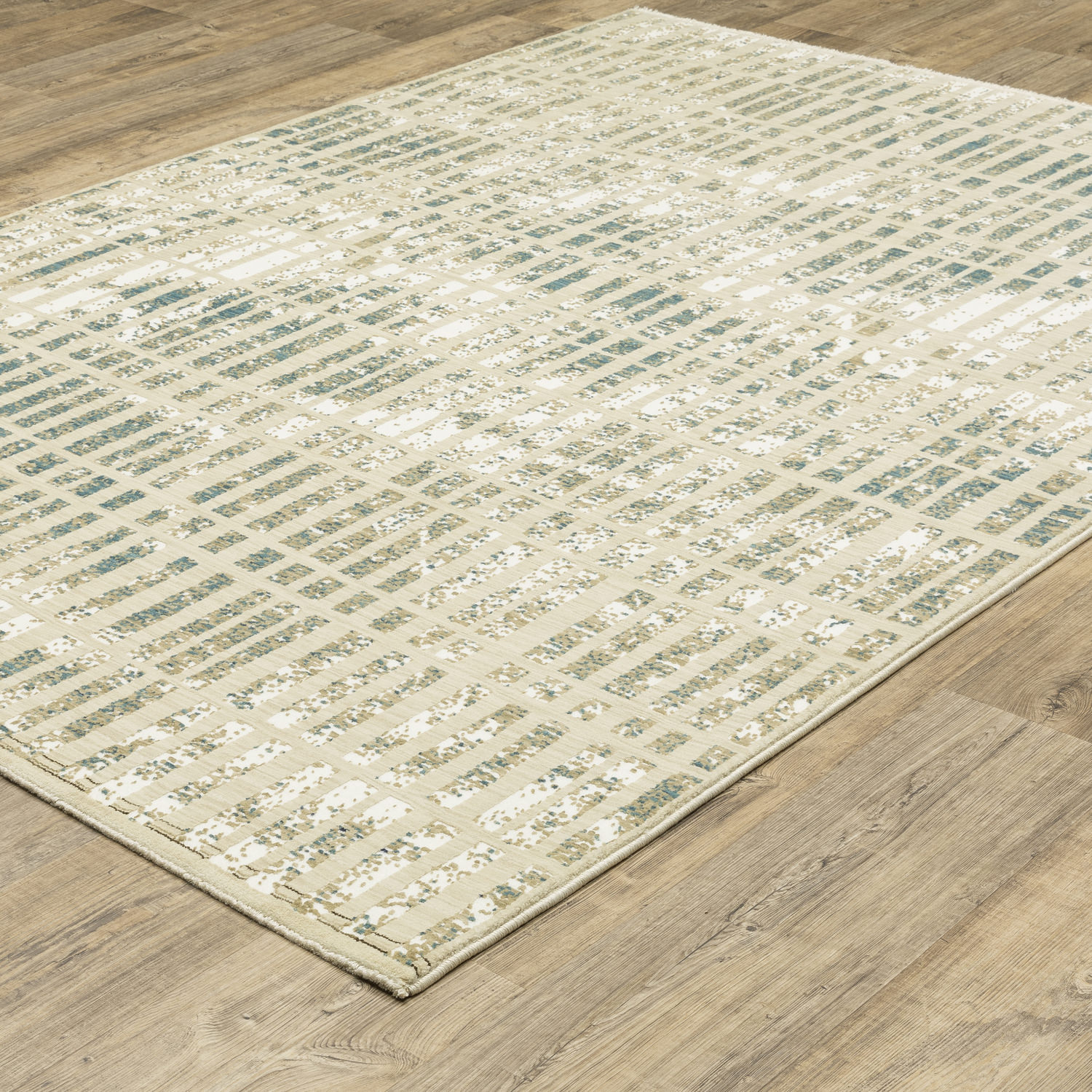 Reed Ivory Blue 3 3  X 5 0  Area Rug