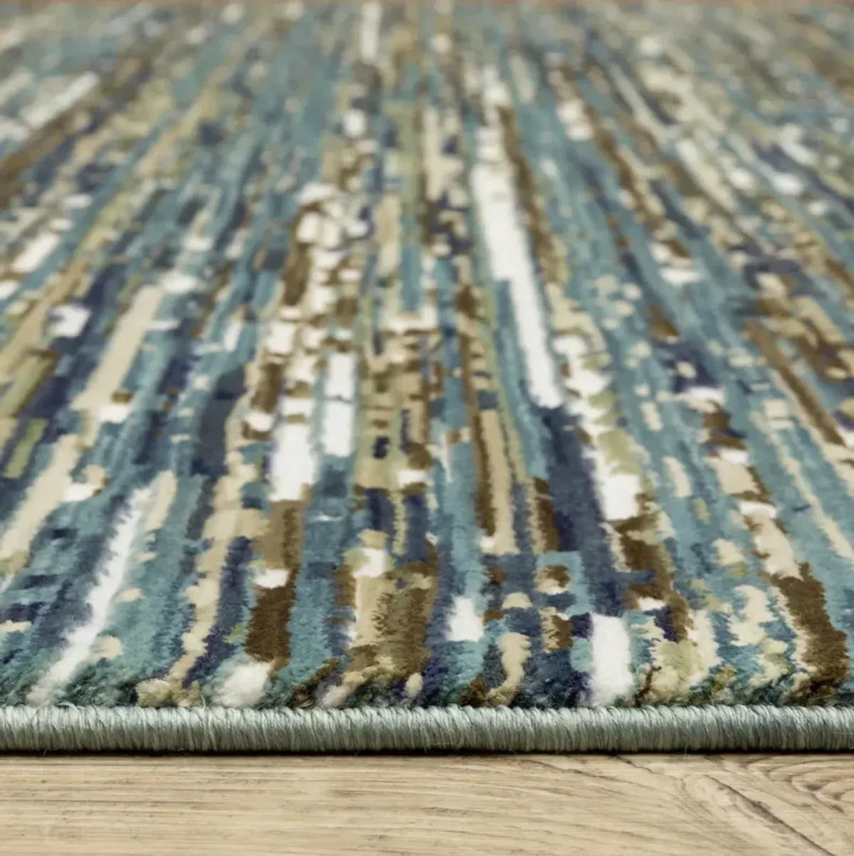 Reed Blue Multi 3 3  x 5 0  Area Rug