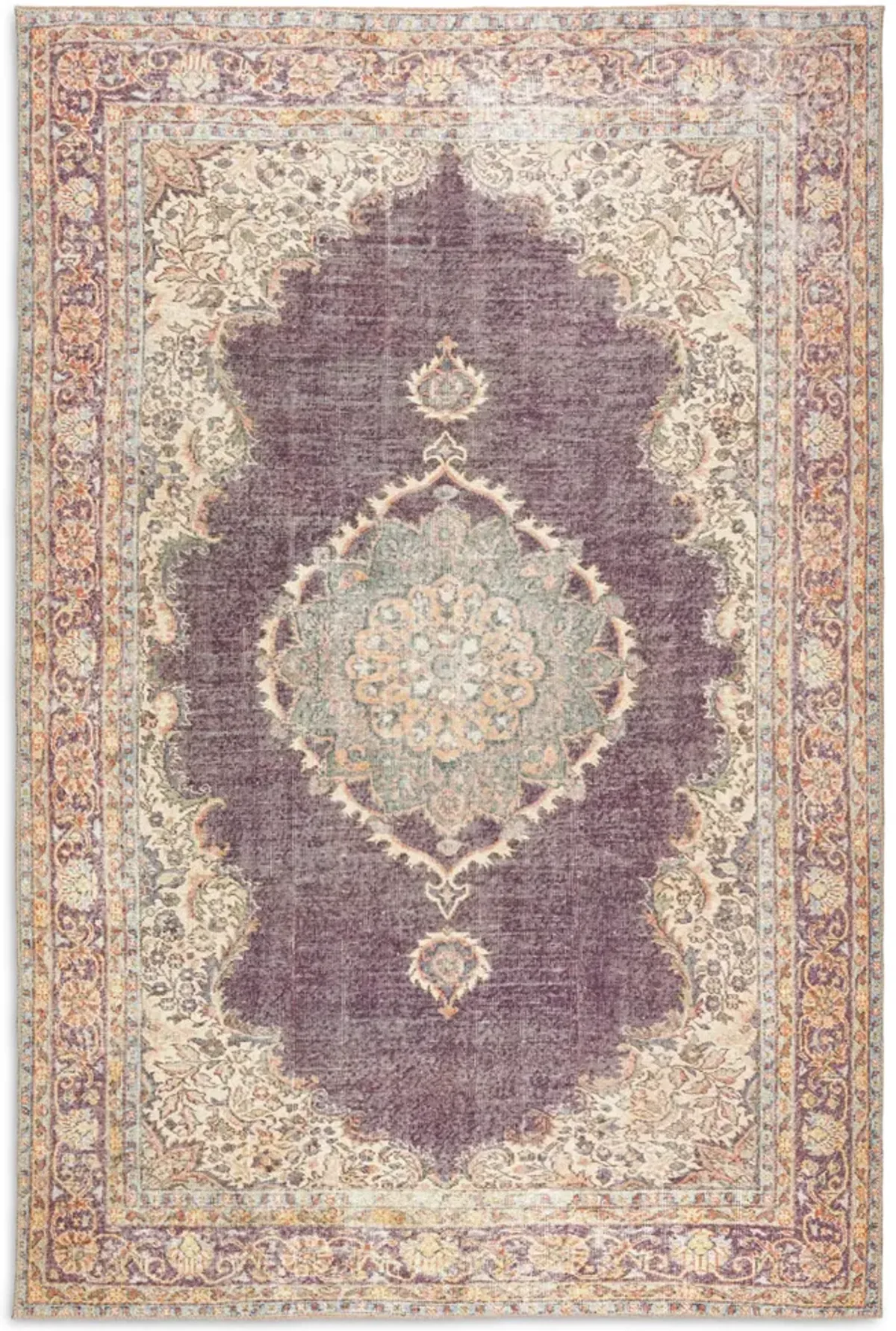 Kars Eggplant 3 0  x 5 0  Area Rug