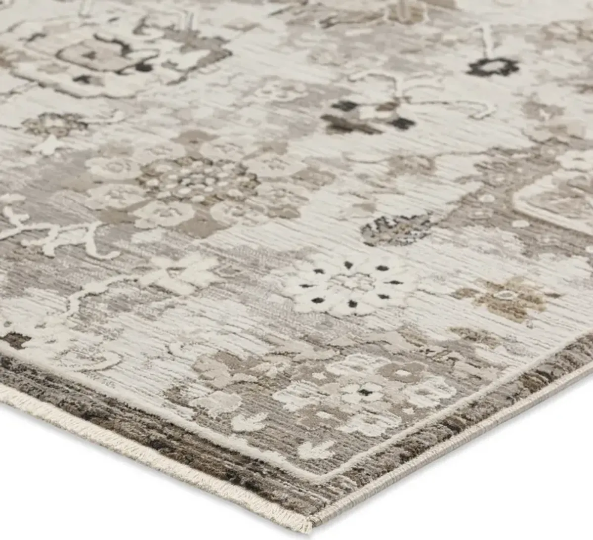 Antalya Silver 3 3 X 5 3  Area Rug