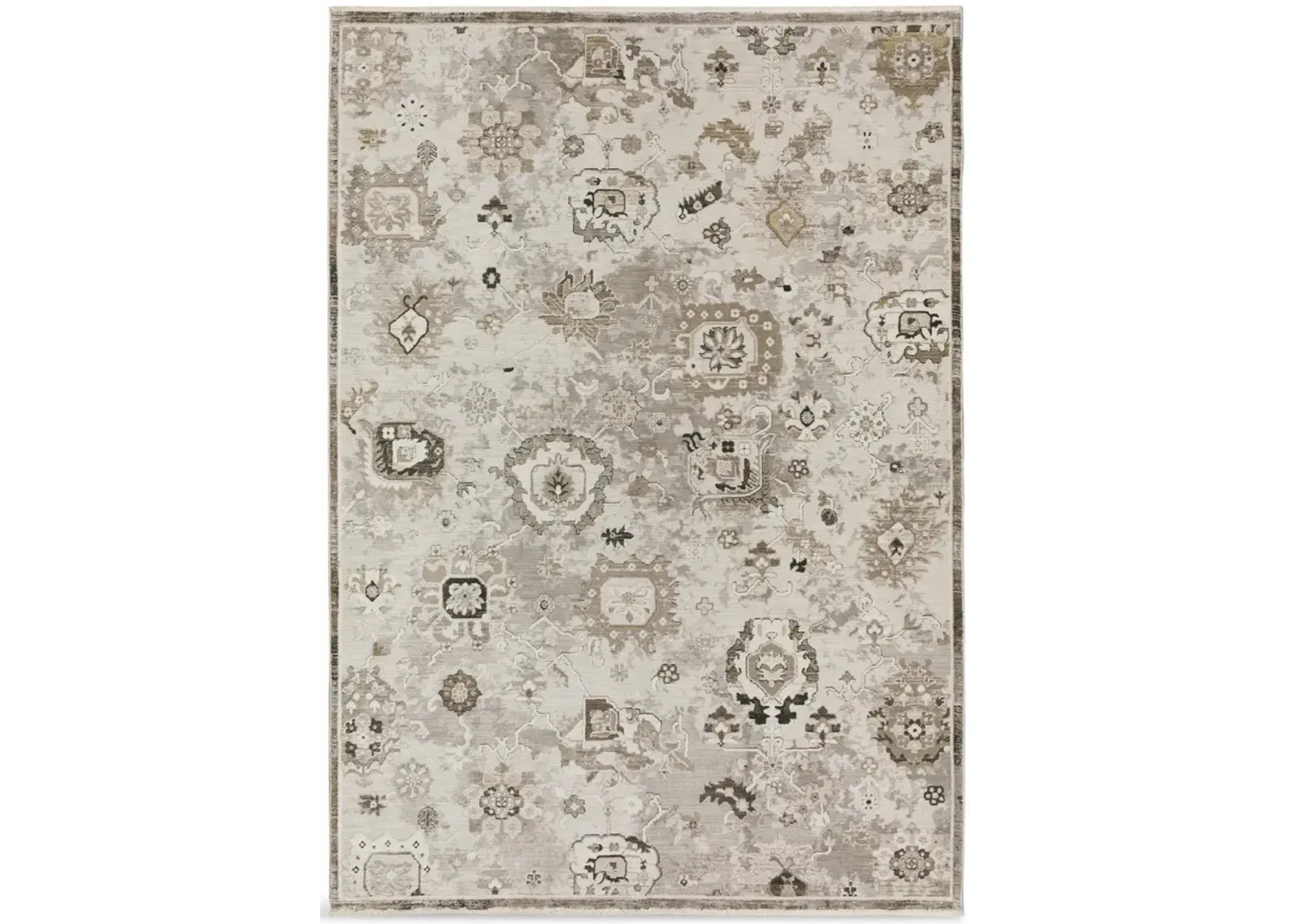 Antalya Silver 3 3 X 5 3  Area Rug