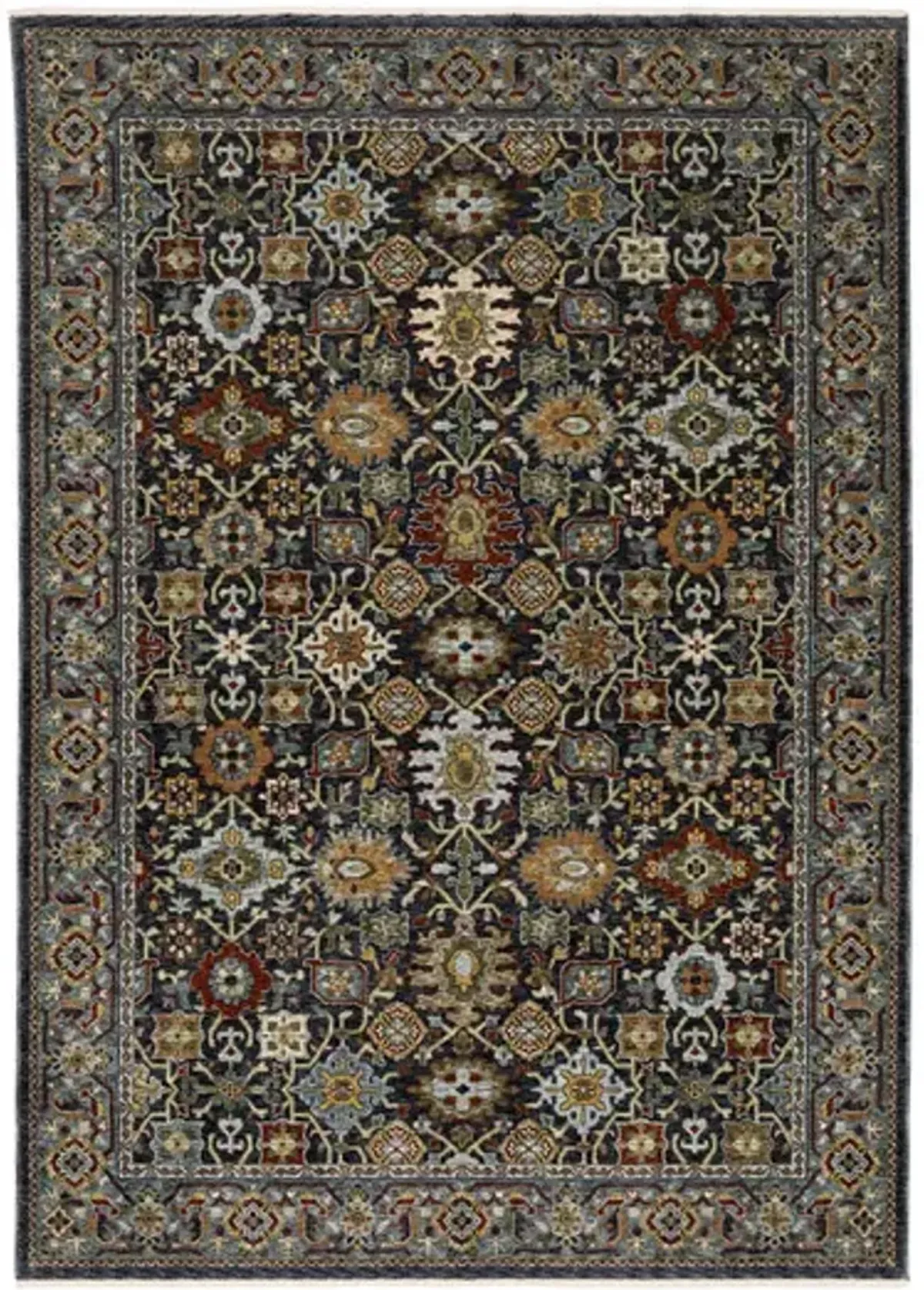 Aberdeen Blue Multi - 3 3  X 5 0  Area Rug