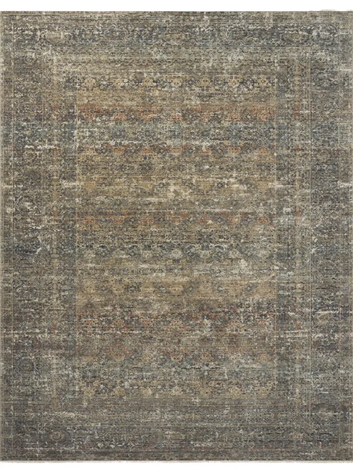 Heritage Midnight Multi - 4 0  x 10 0  Area Rug