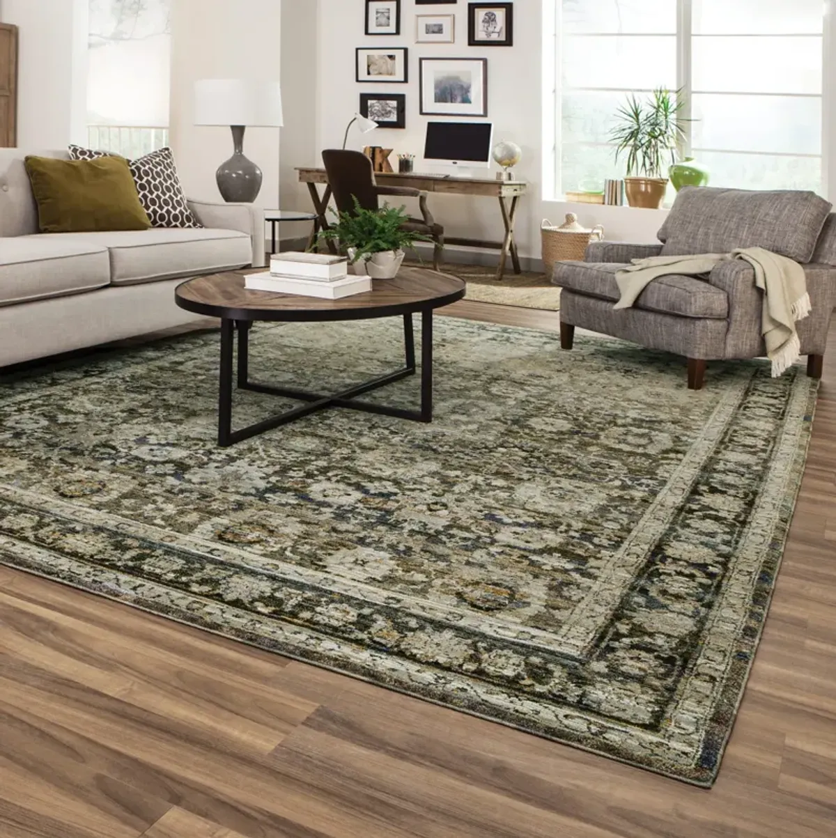 Andorra Grey Area Rug - 5 3  X 7 3 