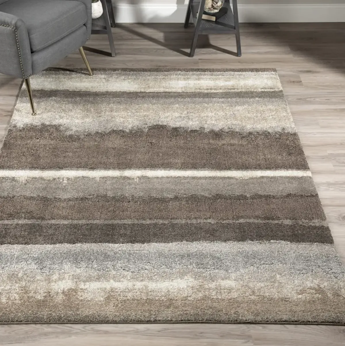 Antigua AN 1 Mocha Area Rug - 5 3  X 7 7 