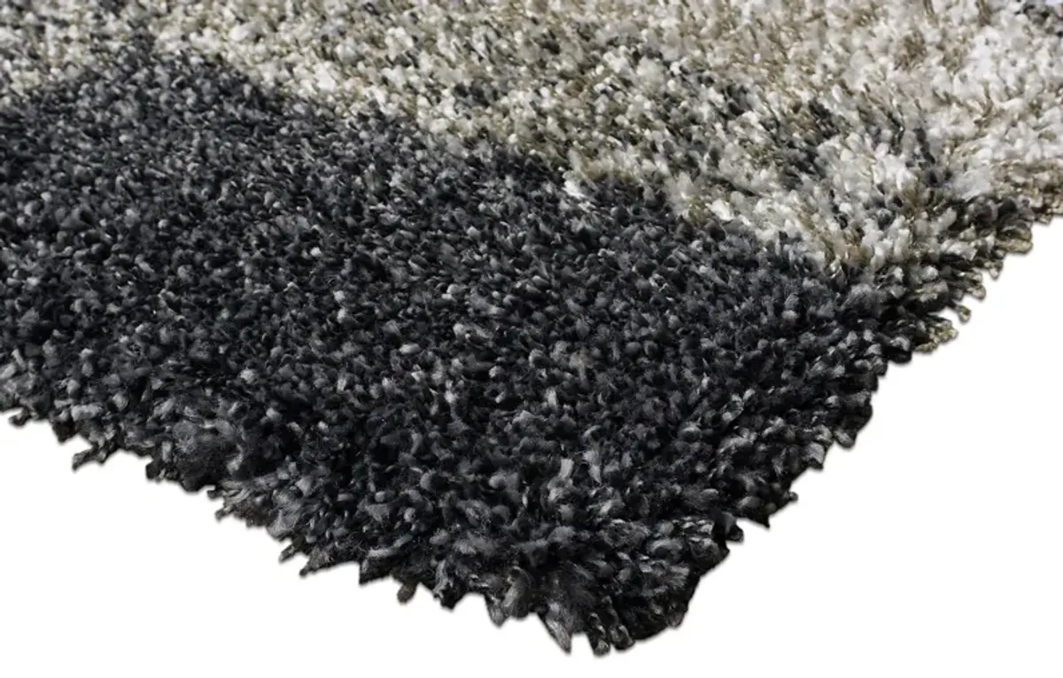 Henderson Black Area Rug - 5 3  x 7 6 