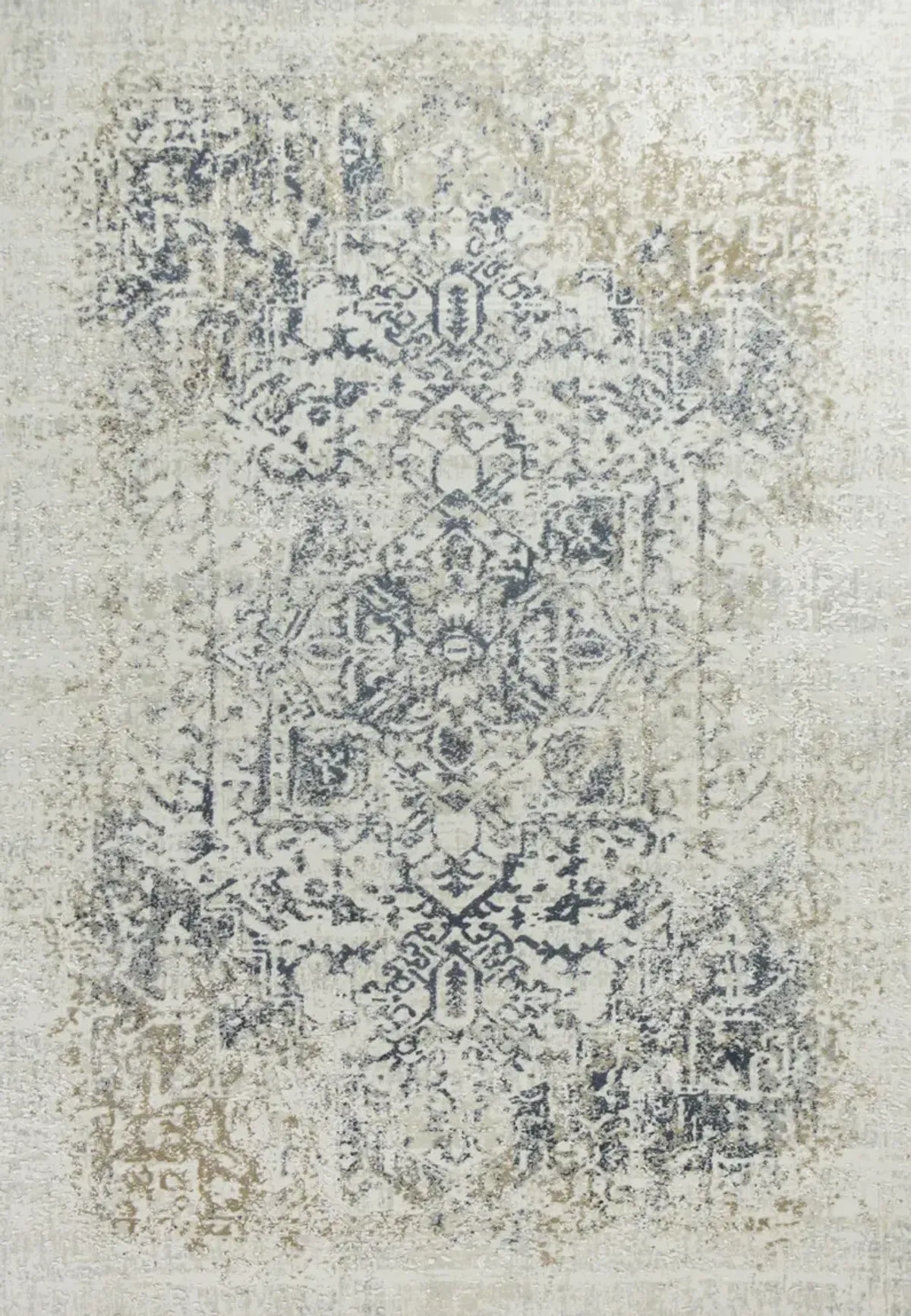 Generations Ivory Grey Area Rug - 5 3  X 7 7 