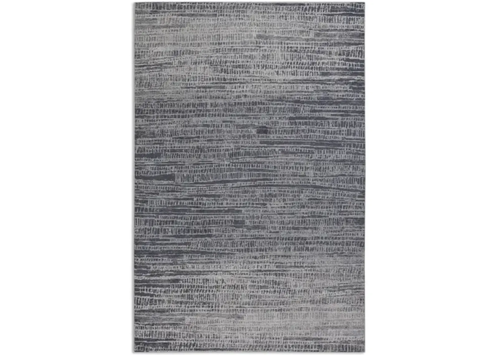 Metropolis Skyline Slate area rug