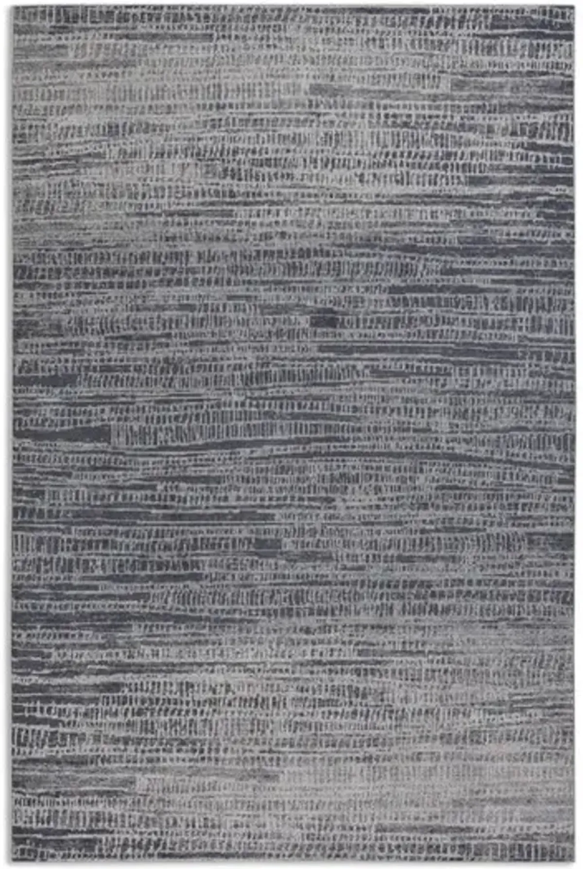 Metropolis Skyline Slate area rug