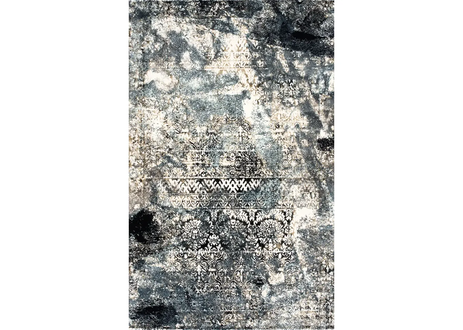 Titanium Seafoam Grey Area Rug