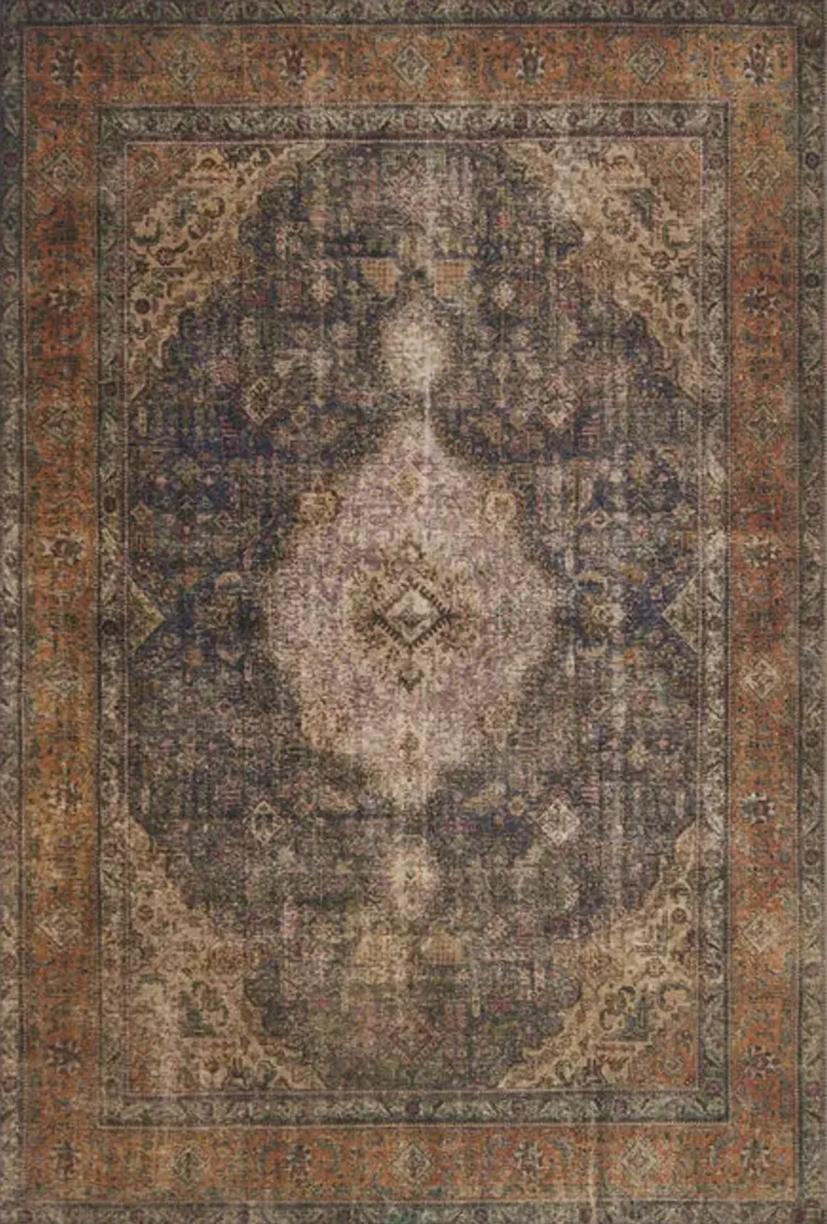 Loren Plum Multi Area Rug - 5 0  X 7 6 