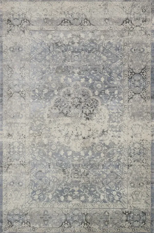 Magnolia Home Everly Mist Area Rug - 5 3  X 7 8 