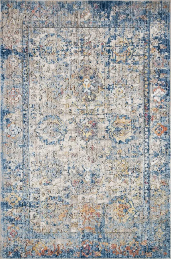 Medusa Blue Multi Area Rug - 5 0  x 7 6 