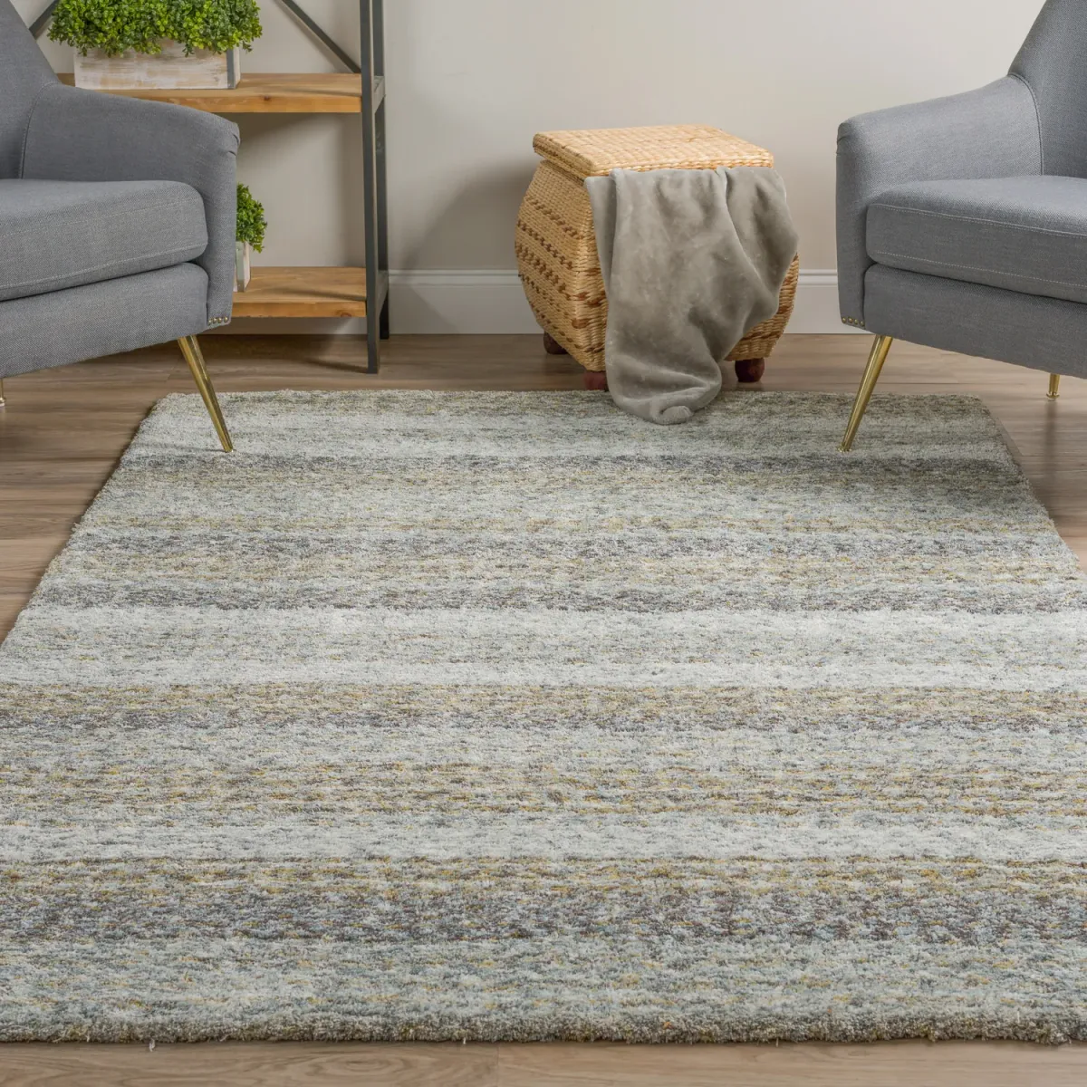 Joplin Pewter Area Rug - 5 0  x 7 6   