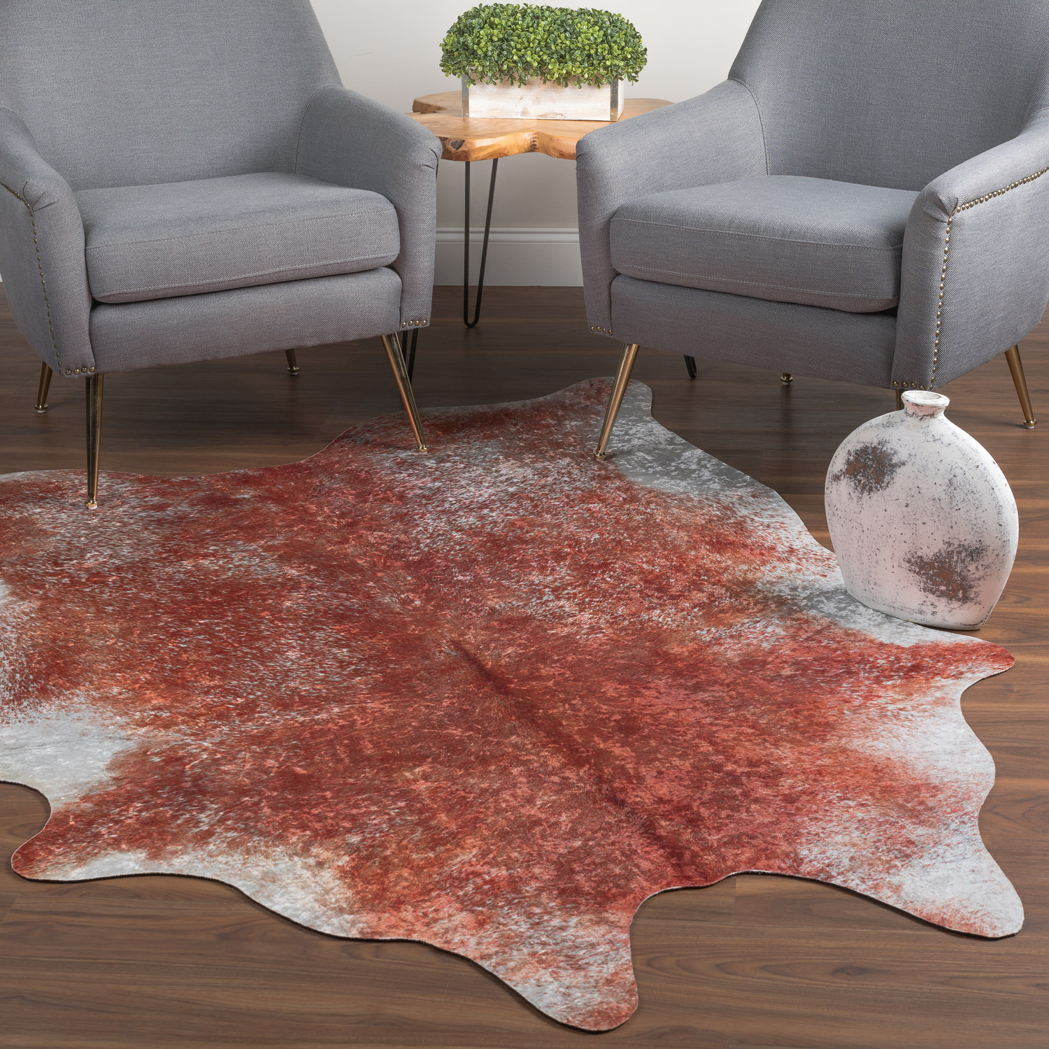 Ranchero Ginger Area Rug - 5 6  X 6 10 