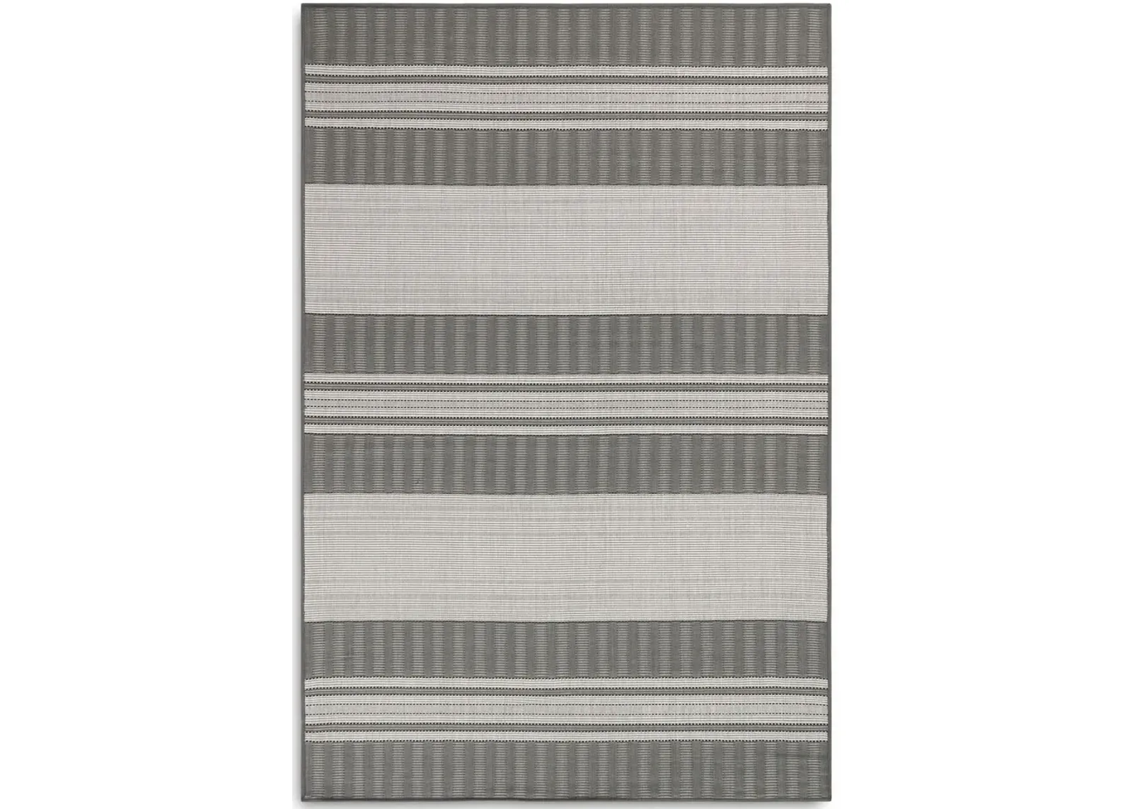 Carmel Stripe Grey Area Rug