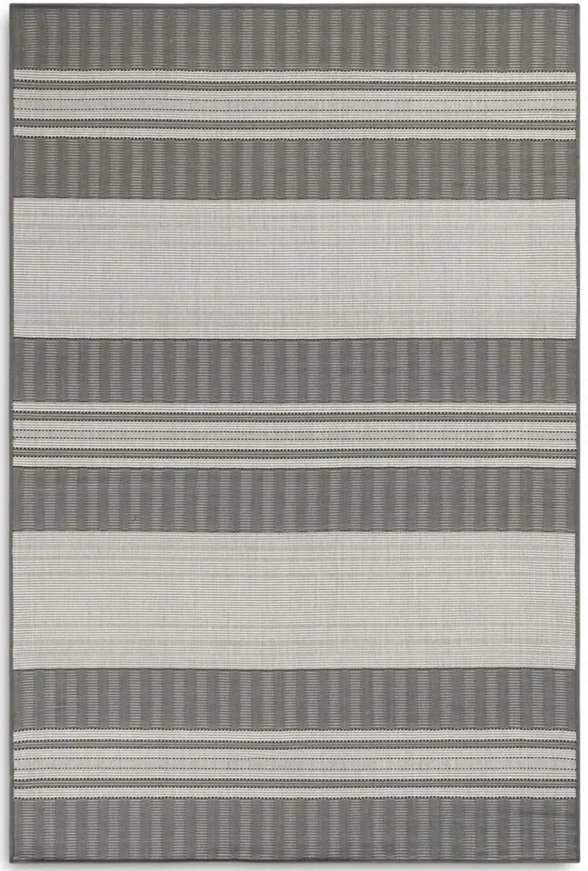 Carmel Stripe Grey Area Rug