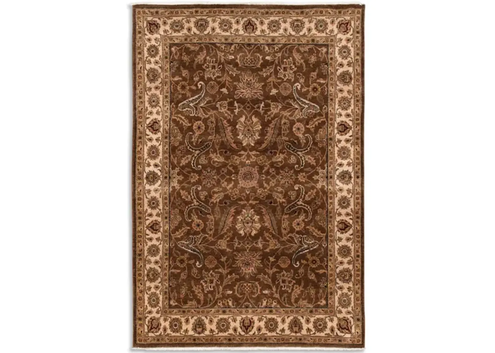 Hand Knotted Area Rug - 5 10  X 8 9 