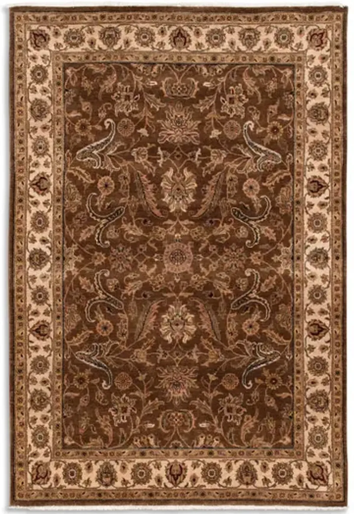 Hand Knotted Area Rug - 5 10  X 8 9 