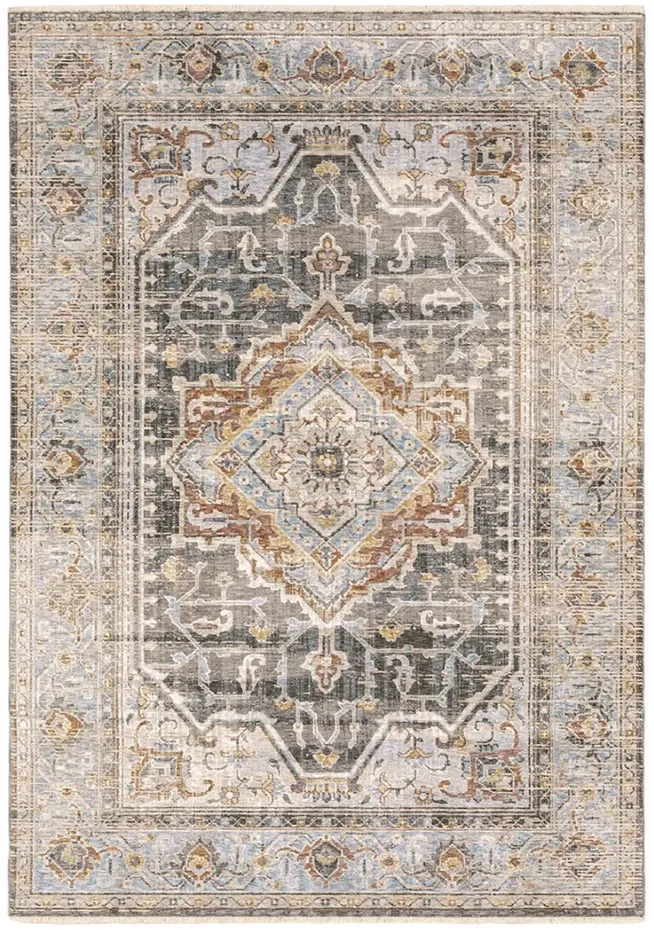 Maharaja Stone Area Rug - 5 3  X 7 6 