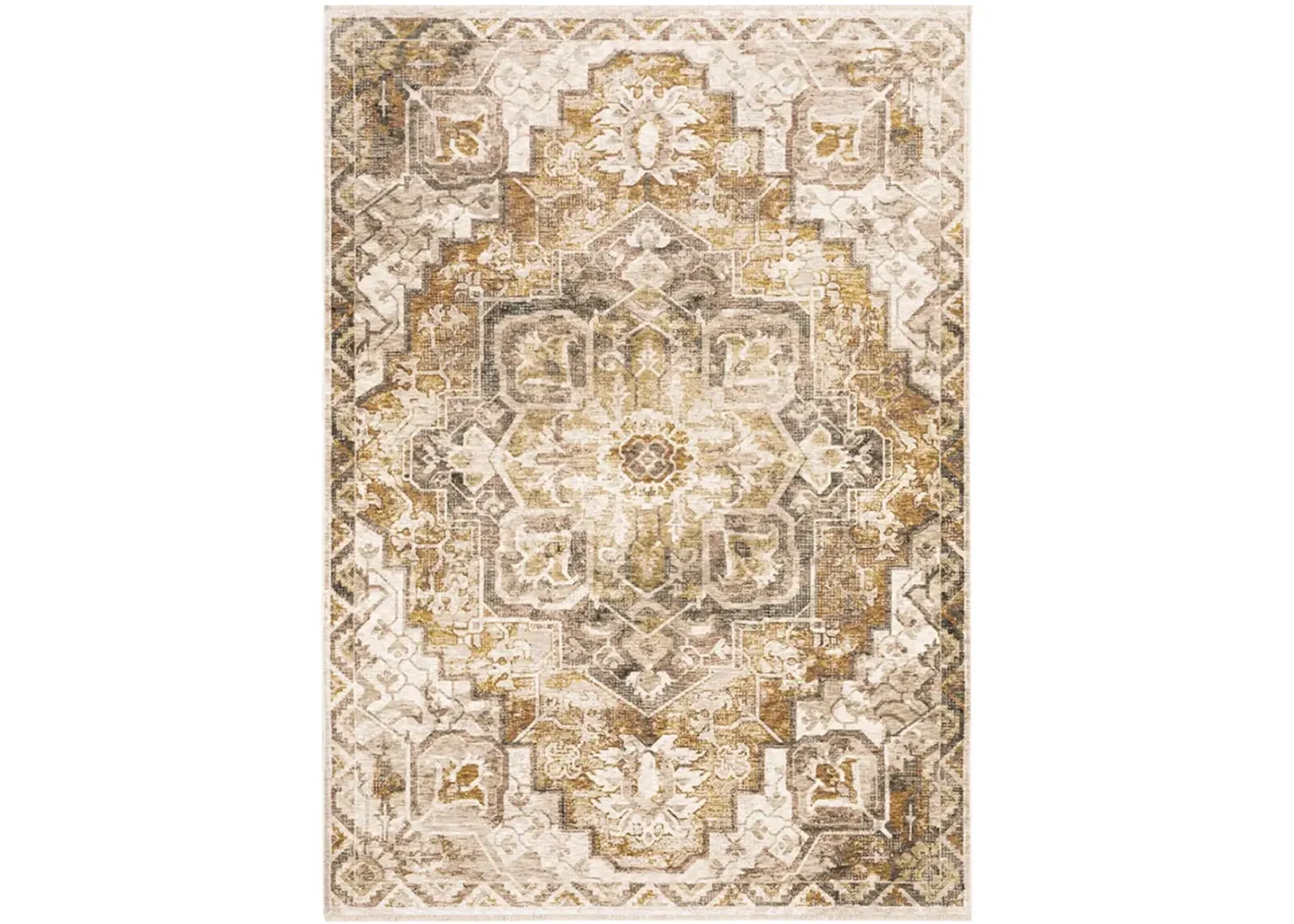 Maharaja Amber Area Rug - 5 3  X 7 6 