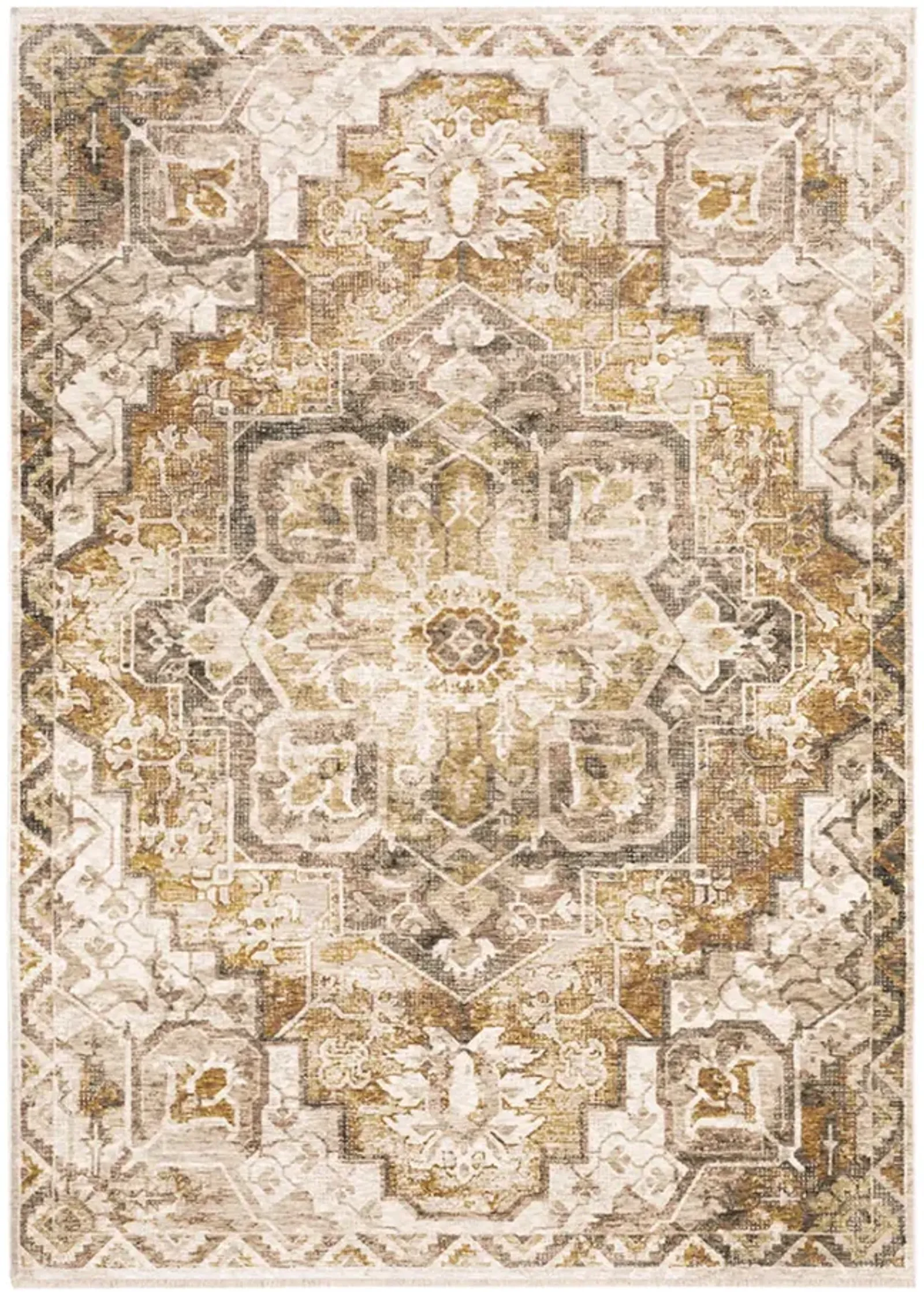 Maharaja Amber Area Rug - 5 3  X 7 6 