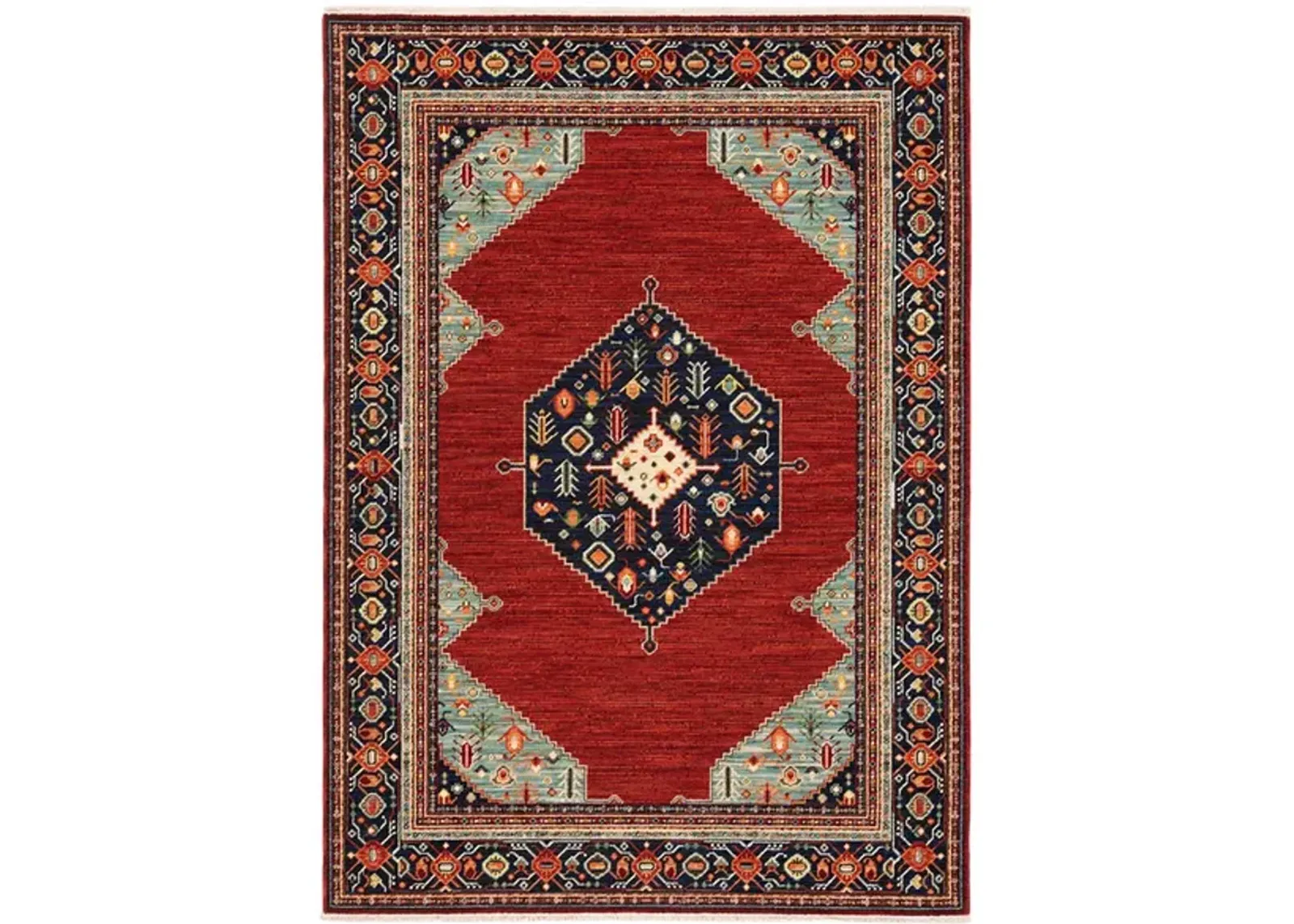 Lilihan Ruby Area Rug - 5 3  X 7 6 